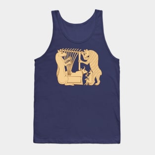 Sumerian animals playing the Lyres Tank Top